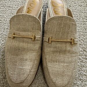 Sam Edelman Linnie Bit Mule with Gold Accent - worn once